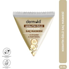 Dermokil 25 ml Doğal Gül Suyu Özlü Yoğun Nemlendirici Saç Maskesi