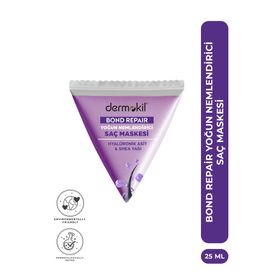 Dermokil 25 ml Doğal Gül Suyu Özlü Yoğun Nemlendirici Saç Maskesi