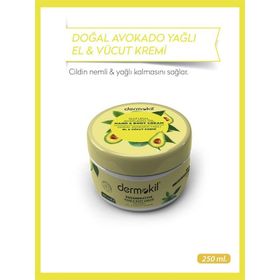 Dermokil 250 ml Avokado Özlü El ve Vücut Kremi