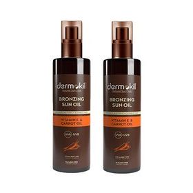 Dermokil 2x200 ml Bronzlaştırıcı Güneş Yağı