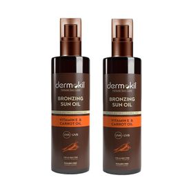 Dermokil 2x200 ml Bronzlaştırıcı Güneş Yağı