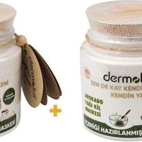 Dermokil 2x22 ml Kendi Maskeni Kendin Yap Avokadolu Kil Maskesi