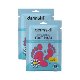 Dermokil 2x30 ml Peeling Etkili Soyulabilir Ayak Maskesi