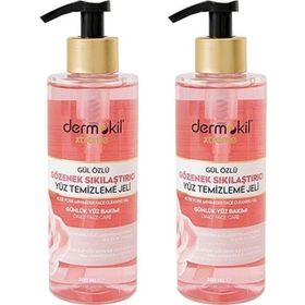 Dermokil 2x300 ml Gül Özlü Gözenek Sıkılaştırıcı Yüz Temizleme Jeli