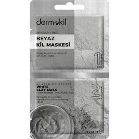 Dermokil 2x7.5 ml Beyazlatıcı Etkili Beyaz Kil Maskesi