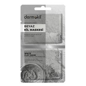 Dermokil 2x7.5 ml Beyazlatıcı Etkili Beyaz Kil Maskesi
