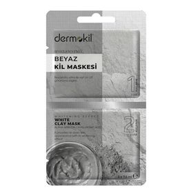 Dermokil 2x7.5 ml Beyazlatıcı Etkili Beyaz Kil Maskesi