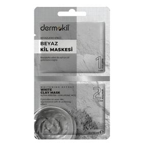 Dermokil 2x7.5 ml Beyazlatıcı Etkili Beyaz Kil Maskesi