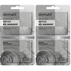Dermokil 2x7.5 ml Beyazlatıcı Etkili Beyaz Kil Maskesi