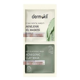 Dermokil 2x7.5 ml Siyah Nokta Karşıtı Kil Maskesi