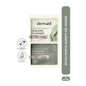 Dermokil 2x7.5 ml Siyah Nokta Karşıtı Kil Maskesi