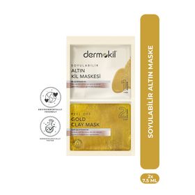 Dermokil 2x7.5 ml Soyulabilir Gold Kil Maskesi