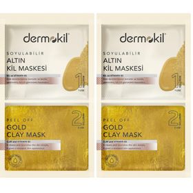 Dermokil 2x7.5 ml Soyulabilir Gold Kil Maskesi