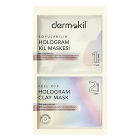 Dermokil 2x7.5 ml Soyulabilir Hologram Kil Maskesi