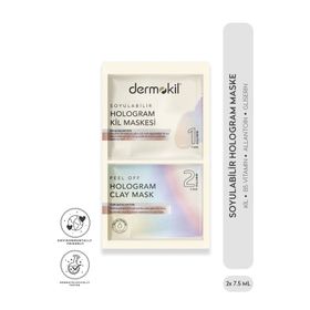Dermokil 2x7.5 ml Soyulabilir Hologram Kil Maskesi