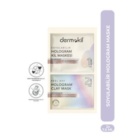 Dermokil 2x7.5 ml Soyulabilir Hologram Kil Maskesi