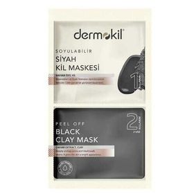 Dermokil 2x7.5 ml Soyulabilir Siyah Kil Maskesi