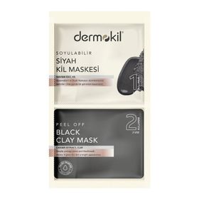 Dermokil 2x7.5 ml Soyulabilir Siyah Kil Maskesi