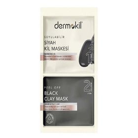 Dermokil 2x7.5 ml Soyulabilir Siyah Kil Maskesi