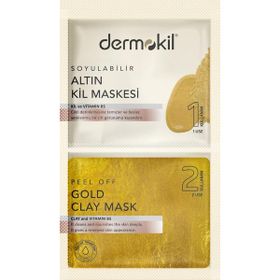 Dermokil 2x75 ml Altın Soyulabilir Maske