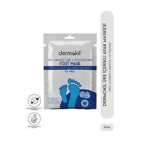 Dermokil 30 ml %10 Üre Topuk Çatlak Bakımı Nemlendirici Ayak Maskesi