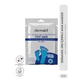 Dermokil 30 ml %10 Üre Topuk Çatlak Bakımı Nemlendirici Ayak Maskesi