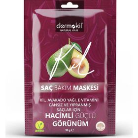 Dermokil 35 ml Kil Avokado Yağı ve E Vitamini içeren Saç Maskesi