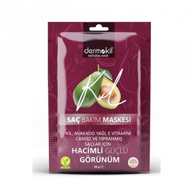Dermokil 35 ml Kil Avokado Yağı ve E Vitamini içeren Saç Maskesi