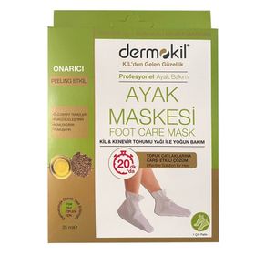 Dermokil 35 ml Kil & Kenevir Yağlı Ayak Maskesi
