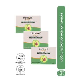 Dermokil 3x100 gr Avokado Yağı Katı Sabun