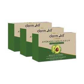 Dermokil 3x100 gr Avokado Yağı Katı Sabun