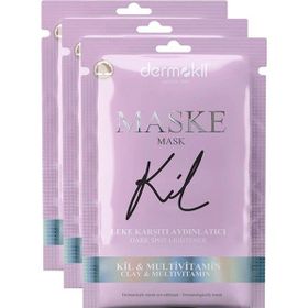 Dermokil 3x15 ml Leke Karşıtı Aydınlatıcı Yüz Maskesi