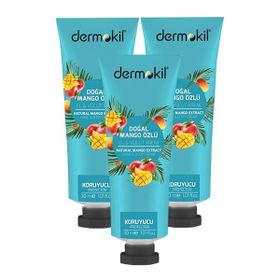 Dermokil 3x30 ml Doğal Mango Özlü El ve Vücut Kremi