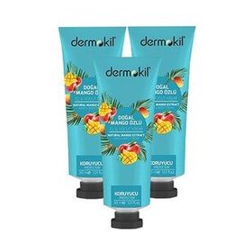 Dermokil 3x30 ml Doğal Mango Özlü El ve Vücut Kremi