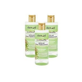 Dermokil 3x400 ml Micellar Kenevir Tohumu Yağlı Makyaj Temizleme Suyu