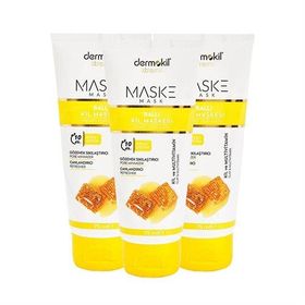 Dermokil 3x75 ml Ballı Kil Maskesi