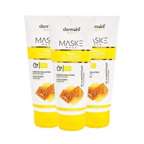 Dermokil 3x75 ml Ballı Kil Maskesi