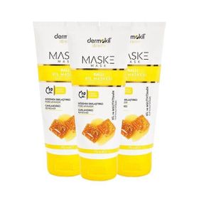 Dermokil 3x75 ml Ballı Kil Maskesi
