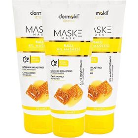 Dermokil 3x75 ml Ballı Kil Maskesi