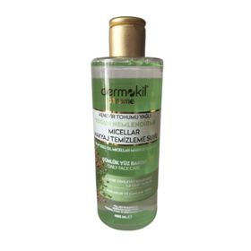 Dermokil 400 ml Micellar Kenevir Tohumu Yağlı Makyaj Temizleme Suyu