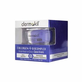 Dermokil 50 ml Collagen Biocomplex Yaşlanma Karşıtı Gece Bakım Kremi