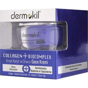 Dermokil 50 ml Collagen Biocomplex Yaşlanma Karşıtı Gece Bakım Kremi