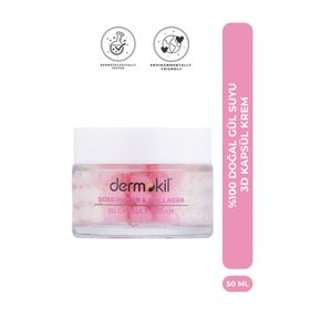 Dermokil 50 ml Gül Suyu Canlandırıcı Yenileyici 3D Kapsül Krem