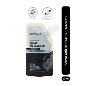 Dermokil 50 ml Soyulabilir Siyah Kil Maskesi