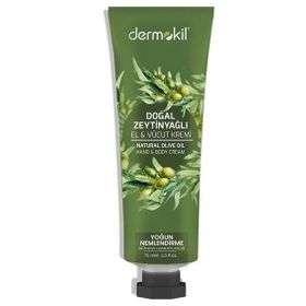 Dermokil 75 ml Doğal Zeytinyağlı El ve Vücut Kremi