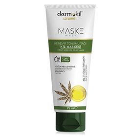 Dermokil 75 ml Kenevir Tohumu Yağı Kil Maske