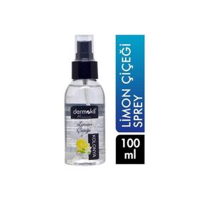 Dermokil 80° 100 ml Sprey Limon Çiçeği Alkollü Kolonya (3 adet)