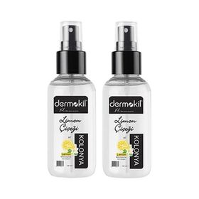 Dermokil 80° 2x100 ml Sprey Limon Çiçeği Alkollü Kolonya