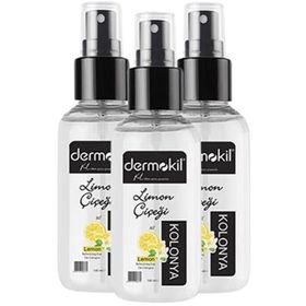 Dermokil 80° 3x100 ml Sprey Limon Çiçeği Alkollü Kolonya
