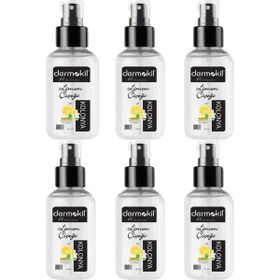 Dermokil 80° 6x100 ml Sprey Limon Çiçeği Alkollü Kolonya